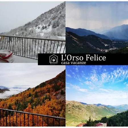L' Orso Felice - Turistico A Campo Felice Lägenhet